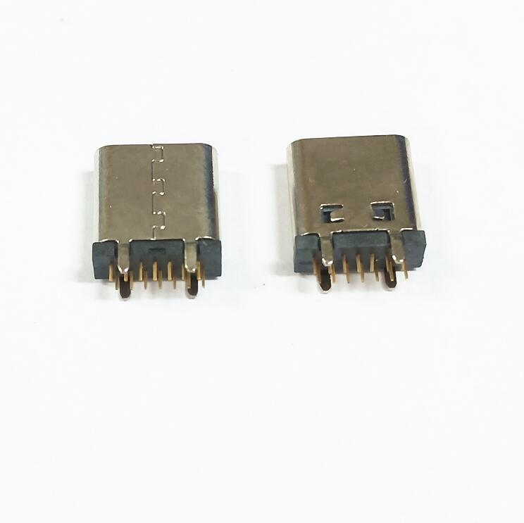 TYPE-C 14P母座立式插板DIP  9.3 /10.0 / 10.5 長
