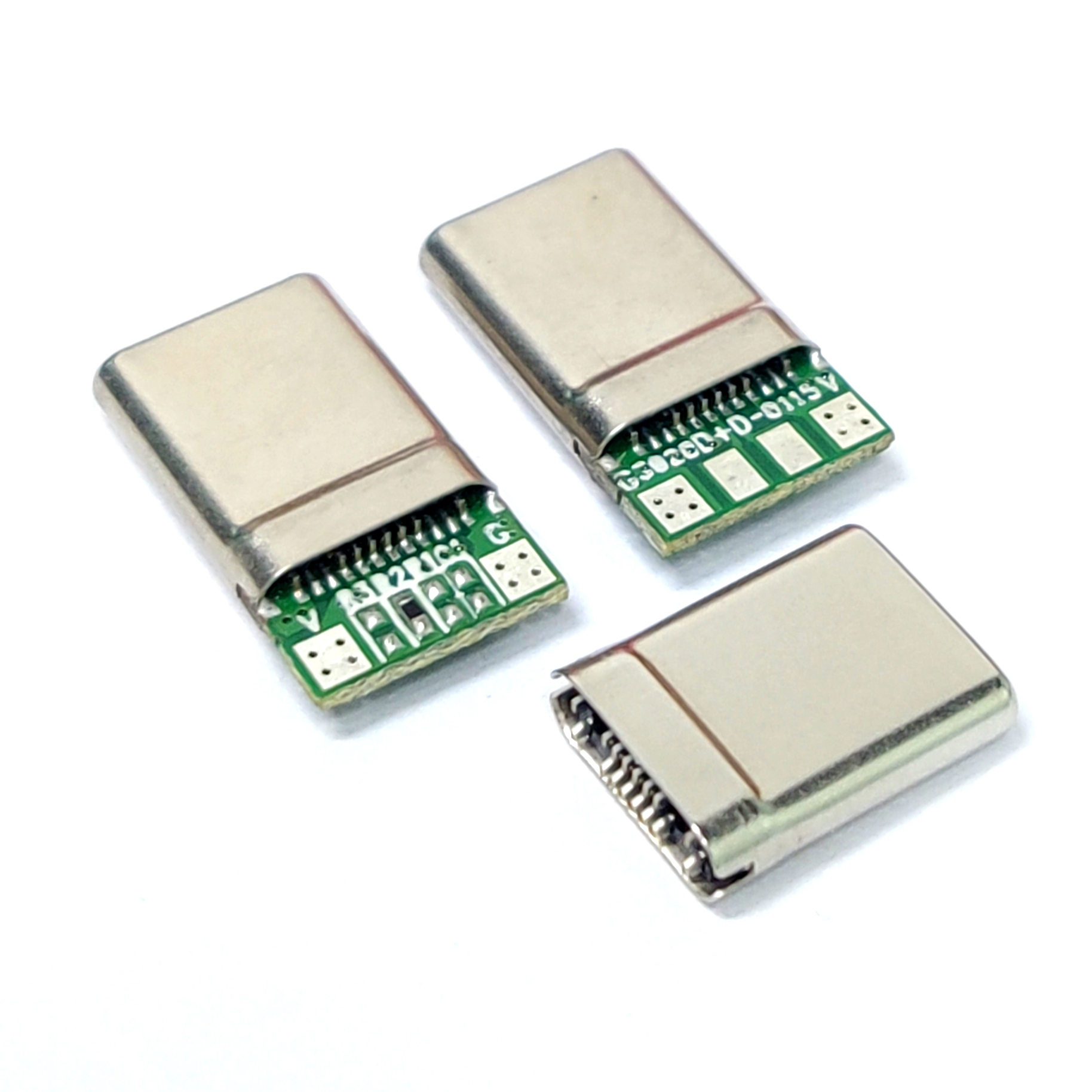 UBC-16-KA-PCB-(4Z焊點) (16P 夾板公頭/拉殼/PCB/4焊點)