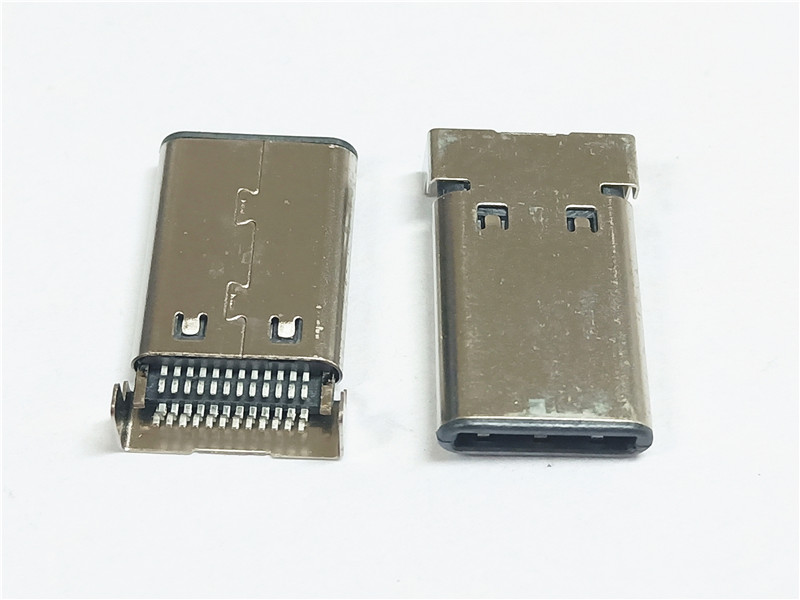 UBC-24-0A-MM-(2P12M12M) (24P公頭 / 2定位/ 雙排SMD / 無彈)