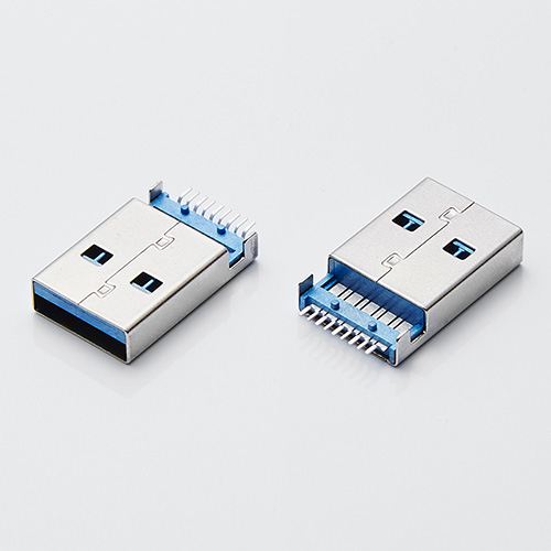 UB-A-3.0-9-E-MM-B-18.75-(P定位) (USB3.0/公頭沉板/2.3/2腳插板SMD/定位柱)