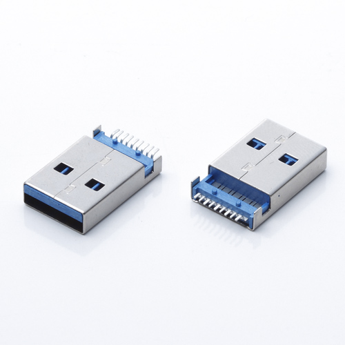 UB-A-3.0-9-E-MM-B-18.75-(P定位) (USB 3.0 / 公頭沉板 / 1.9 / 定位柱)