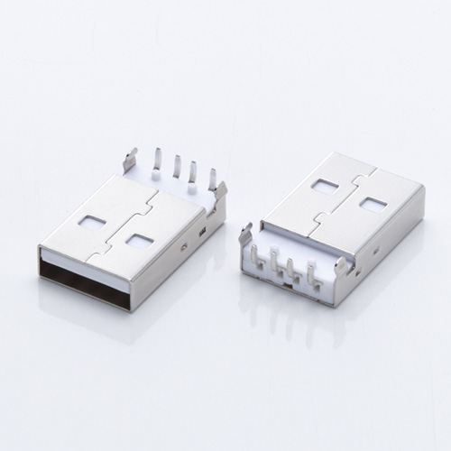 UB-A-2.0-4-E-MM-B-14.75-0(ST彎腳) (USB2.0 / 公頭沉板 / 彎腳)