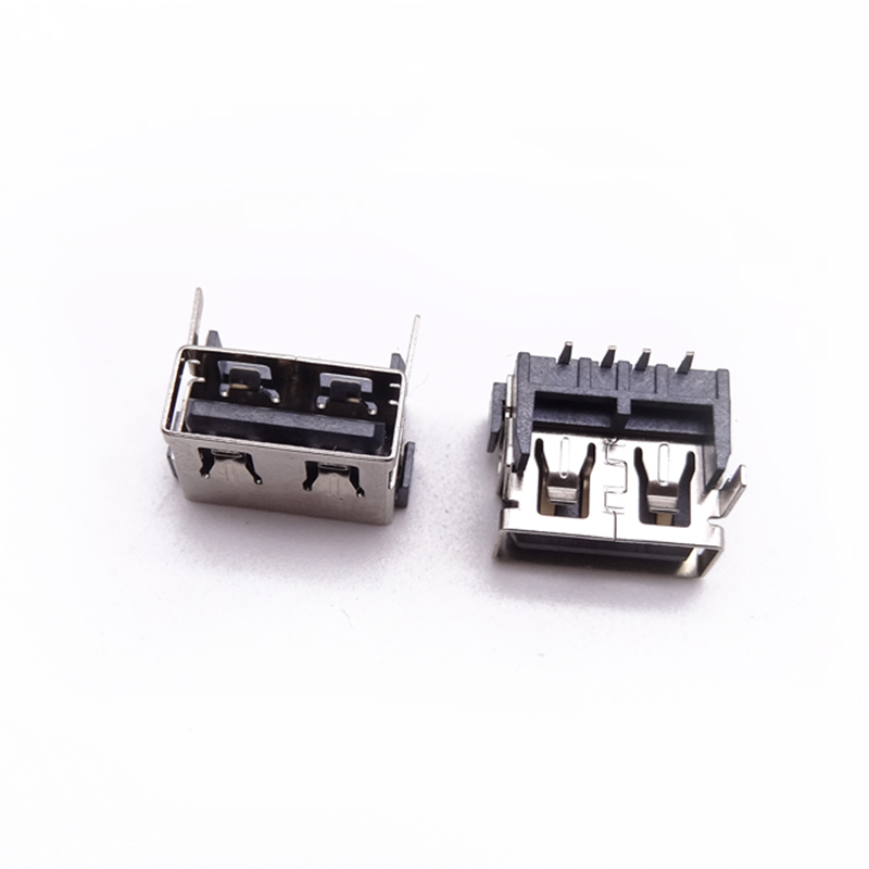 US-B-2.0-4-MM-K-10.0-N-8.7 (USB 2.0 / 短板10.0 / H:8.7 / 直邊 / 卷邊 / 2支加長定位)