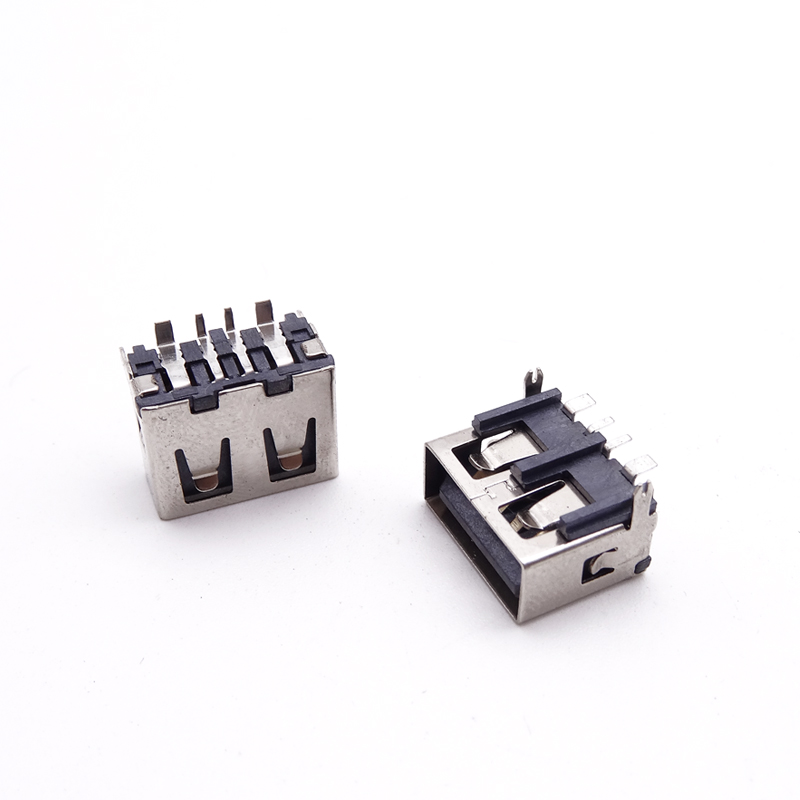 US-B-2.0-4-MM-W-10.0-N (USB 2.0 / 10.0 SMD / 6.3 / 6.5 / 6.8 / 直邊 )