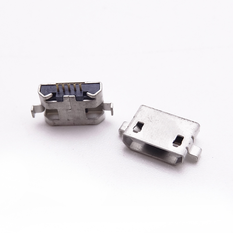 MUB-B-5-EM-0-V1.0-2P-PG9.4-N (MICRO USB 5P母座 沉板1.0 /2定位/ 直邊)