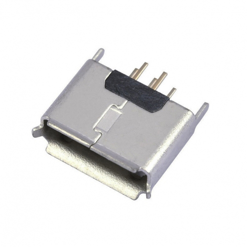 MUB-B-5-HD-0-PG7.15-N (MICRO USB 母座短板5.0 /後腳4.45 / PG7.15 定位2腳/ 直邊 )