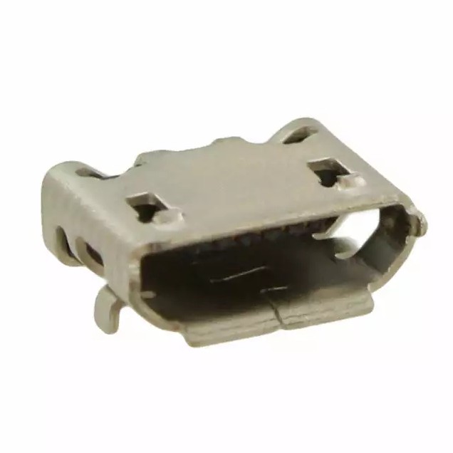 MUB-B-5-MM-B-PG6.4-2P-S (MICRO USB 母座 / PG6.4 / 定位2腳/ 卷邊 )