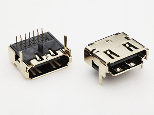 HDMI-19-AD-PG15.7-P2-3PD (HDMI A型19P母座 /  90度2腳插板 / 後3排插板)